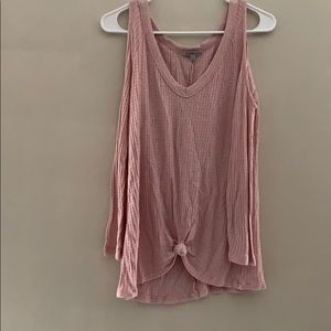 Cold shoulder sweater